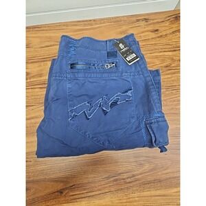 Miskeen Baggy Cargo Shorts Mens Size 42 Skater Hip Hop NWT Deadstock Y2K